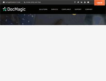 Tablet Screenshot of docmagic.com